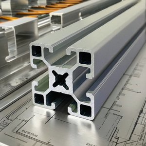 โปรไฟล์อลูมิเนียมกรอบประตูอะโนไดซ์สีทอง ผลิตในโรงงานอลูมิเนียมซองฮ่องเวียดนาม - Product Image 6