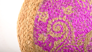 Bolso Tote de Yute y Algodón Ecológico, Diseño Bohemio Indio, con Correa de Hombro y Cierre de Cremallera, para Viaje, Tendencia 2026 - Product Image 3