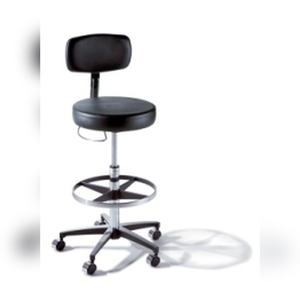 Taburete Quirúrgico Ajustable, Taburete OT con Anillo Cromado, Altura Ajustable, Confiable para Hospital - Product Image 1