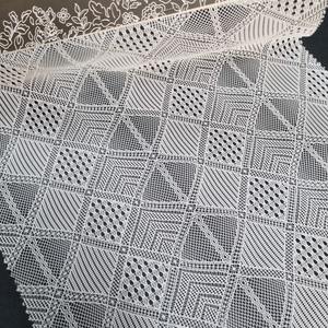 Lightweight Breathable Square Triangle Geometric Stretch Lace Fabric 147cm Nylon Spandex Warp Knit Wedding <b>Lingerie</b> Apparel - Product Image 2