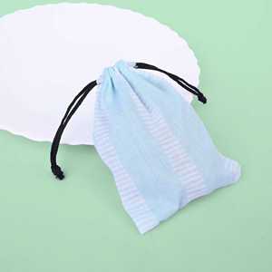 Handmade <b>Small</b> Velvet Jewelry Gift Pouch Durable Drawstring Storage <b>Bag</b> Made From Cotton - Product Image 6