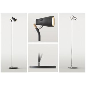 Lampe sur pied Lumetal Vietnam IP20 230V LED à intensité variable, métal, 3000K (blanc chaud), haute luminosité CRI80, 30000 heures, Auto Cad - Product Image 1