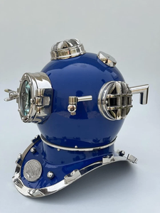 Casco de Buceo Vintage de la Marina de los Estados Unidos, Réplica de Casco de Buzo de Aguas Profundas, Decoración Náutica Marítima Steampunk, Artículo Coleccionable Marino para el Hogar - Product Image 5