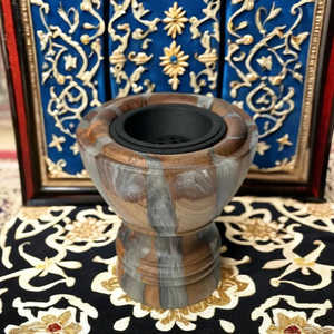 Brûleur à Bakhoor en bois et résine époxy artisanal, Mubkhar décoratif tendance pour l'espace, cadeaux de l'Aïd et du Ramadan, offres de vente en gros abordables - Product Image 5