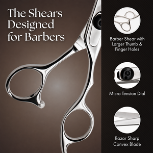 NYBL-55 5.5inch Straight <b>Left</b>-<b>handed</b> <b>Scissors</b> JAPAN 440C Sharp 58-59HRC Hardness Stainless Steel Handle Barber Shears Hair 28 - Product Image 5