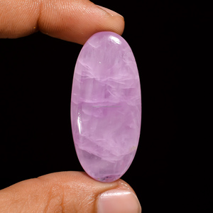 พลอยคุนไซต์สีชมพู FAIJAN GEMS รับรองโดยผู้เชี่ยวชาญภายนอก คุณภาพสูง แท้ 100% รูปทรงคาโบชอง พลอยหลวม รูปทรงผสม ขายส่งจำนวนมาก - Product Image 2