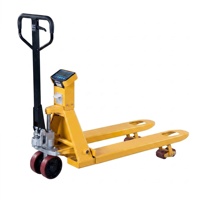 Chariot à palettes manuel 2500 kg, 2,5 T avec balance, prix compétitif, vente directe d'usine
