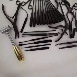 High Quality 35 PCS Standard Laminectomy Surgical Instrument Set Manual Orthopedic Spine Tools Black Coating By <b>Blush</b> Surgical - Product Image 6