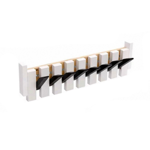 Decorativo plegable creativo Piano teclas estilo montado en la <span class=keywords><strong>pared</strong></span> bolso sombrero toalla abrigo ropa estante madera <span class=keywords><strong>pared</strong></span> gancho - Product Image 1