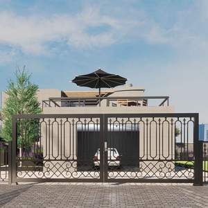 Diseños Modernos de Puertas de Hierro y Muros Perimetrales de Acero Ecológicos de 8 pies de Altura para Casas y Villas Elegantes - Product Image 6