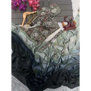 Designer Sequence Broderie Travail Saree pour Party et Club Wear - Product Image 2