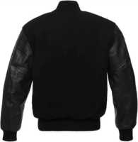 Veste de baseball pour homme, veste varsity en cuir et spandex, veste de sport personnalisée avec logo, de haute qualité, en gros