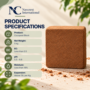 Blocs de tourbe de coco biodégradables en vrac, support de culture écologique pour jardinage avec une forte rétention d'eau - Product Image 1
