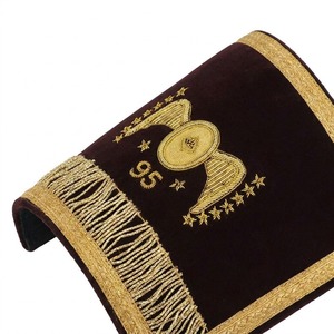 Parche Bordado Personalizado para Manga con Flecos Dorados y Patrón de Estrella, Número 95, para Uniformes - Product Image 3