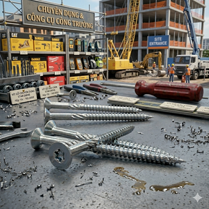 Vis autotaraudeuses industrielles à tête fraisée Torx, en acier au carbone nickelé, oxyde noir, classe 4.8 6.8, à pas grossier - Product Image 1