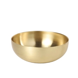 ชามทองเหลืองที่กำหนดเองสำหรับโรงแรมชามอาหารเย็น - Product Image 1