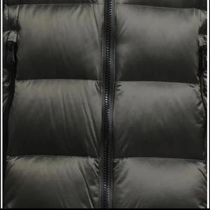 Blouson d'hiver léger matelassé en toile à col montant, personnalisable, rembourré de coton, séchage rapide et respirant – Vente chaude directe usine - Product Image 4