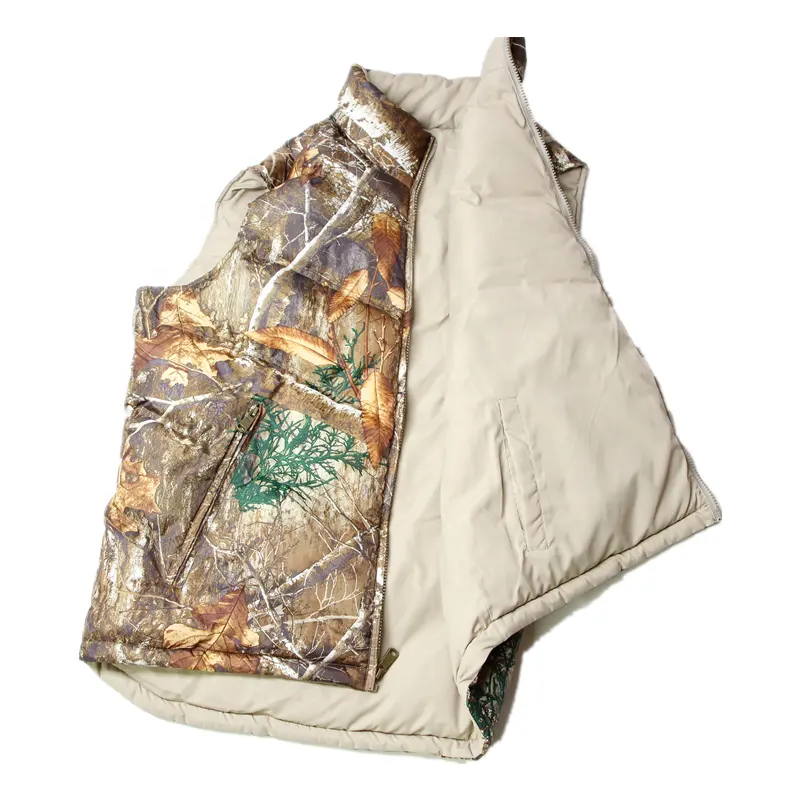 2021 gilet sans manches pour hommes Camouflage personnalisé extérieur coupe-vent et anti-poussière avec caractéristiques ignifuges et anti-rétrécissement