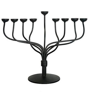 Candelabro de Metal Negro de Nueve Ramas, Portavelas con Forma de Árbol, Decorativo para Mesa, Festividades, Hogar, Sala de Estar - Product Image 1