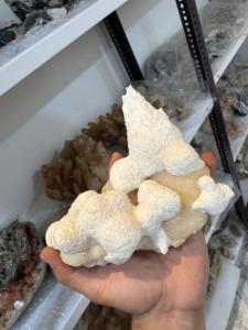 Premium Okenite with Calcite <b>Crystal</b> <b>Cluster</b> | Natural Mineral for Collection & Decoration - Product Image 1