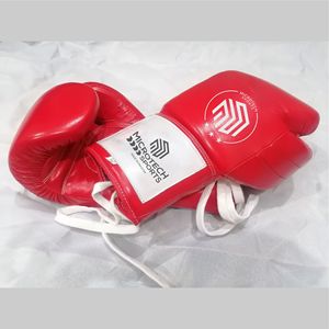 Gants de boxe en cuir de vachette haute performance SS pour hommes, à lacets, séchage rapide, respirants, avec sangle de poignet réglable, pour l'entraînement - Product Image 3