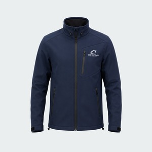 Chaqueta Softshell Transpirable para Hombre con Cuello Alto y Logotipo Frontal Personalizado, Precio al por Mayor, Último Diseño, Alta Calidad, Precio Razonable - Product Image 1