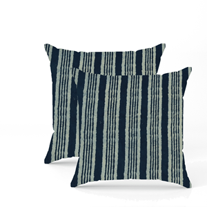 ปลอกหมอนอิงผ้าฝ้ายพิมพ์ลายบล็อกสีคราม ลายดอกไม้สไตล์ชาติพันธุ์ ปลอกหมอนตกแต่งทำมือ สำหรับโซฟา ตกแต่งห้องนั่งเล่น - Product Image 1