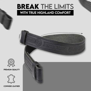 Cinturones Irlandeses de Tartán con Diseño de Espiral Celta en Relieve, Ajustables, para Escoceses, Venta al Por Mayor - Product Image 5