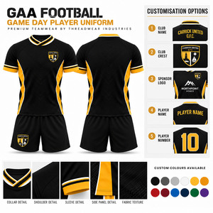 Conjunto de Uniforme Personalizado Sublimado para Jugador de Fútbol Gaélico Masculino |   Camiseta y Pantalones Cortos |   Ropa Deportiva al por Mayor, Kit GAA de Alta Calidad - Product Image 4