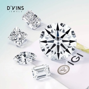 D Vins Jewels - Joyería de Calidad Excelente con Diamantes Cultivados en Laboratorio, Corte Brillante Redondo, Color D, VVS VS, Certificados por IGI, 0.5ct 2ct - Product Image 4