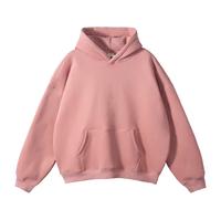 Sweat à capuche doublé coupe ample style vintage pour homme, logo personnalisé, 100 % coton, tissu écologique, anti-plis, streetwear hiver