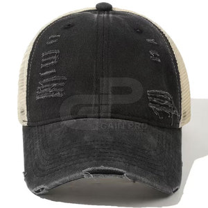 Gorra Trucker Estilo Desgastado, Ligera, con Diseño de Malla, Ajuste Cómodo, Ideal para Uso en Exteriores, Estilo Casual - Product Image 5