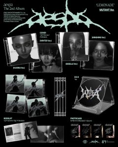 อัลบั้มเต็มชุดชุดที่ 2 ของ aespa [LEMONADE] (รุ่น MUTANT) อัลบั้มซีดีเคป๊อปเกาหลีอย่างเป็นทางการ - Product Image 6