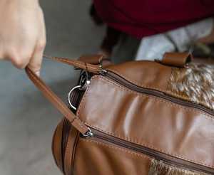 Bolsa de Viaje de Cuero Vacuno con Pelo, Hecha a Medida, Proveedor de Fábrica LHODB-0074 - Product Image 4