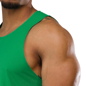 Camiseta Deportiva de Tirantes para Hombre, 100% Poliéster, Tejido de Punto, Secado Rápido, Transpirable, Antiencogimiento, con Logotipo Personalizado Bordado en la Parte Delantera - Product Image 5