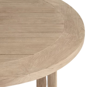 Premium Teak Wood <b>Outdoor</b> <b>Round</b> Dining <b>Table</b> Handmade Durable Waterproof Modern Design Garden Dining <b>Table</b> Hospitality Use - Product Image 4