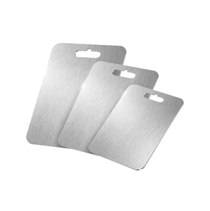 Planche à découper multifonctionnelle en acier inoxydable, simple et élégante, très vendue, pour la maison, l'hôtel et la cuisine. - Product Image 3