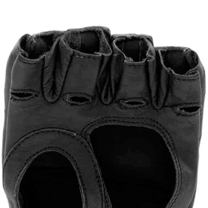 Half Finger PU MMA Gloves with Hook & Loop Wrist Support Lightweight Adjustable <b>Strap</b> for Boxing Martial Arts Training Unisex - Product Image 5