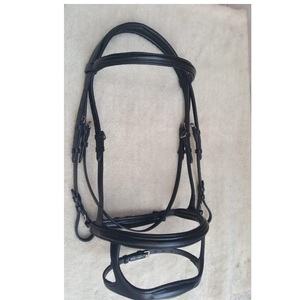 Productos Ecuestres de Primera Calidad, Brida Anatómica de Doble Aro para Caballo, Cuero - Product Image 1