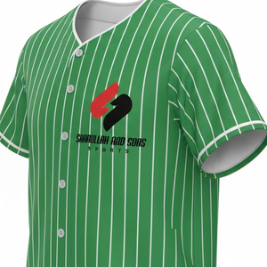 Custom Team Baseball Jersey Men Women Athletic Sportswear Button <b>Down</b> Lightweight Wholesale Supplier - Product Image 2