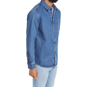 Nouvelle veste en jean en coton pour homme, décontractée, vente en gros d'usine, haute qualité, marque, coupe ajustée, automne - Product Image 4
