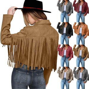 Wholesale Custom Branding Women's <b>Gothic</b> Style Nappa Leather Woven Breathable Windproof Motorcycle <b>Jacket</b> Zipper Closure Short - Product Image 6