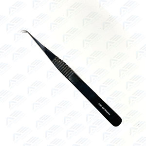 Professional Fiber Tip Lash Tweezers, Anti-Static Stainless Steel Tools Eyelash Extension Tweezers <b>Set</b> with Isolation <b>Box</b> - Product Image 6