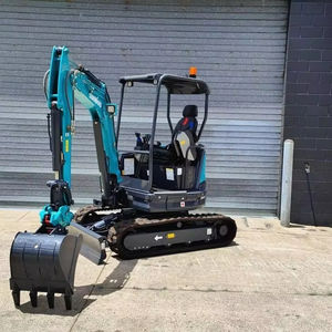 Excavadora Compacta Usada de Color Amarillo con Giro de 360 Grados y Controles de Precisión para Mantenimiento de Infraestructuras Residenciales - Product Image 1