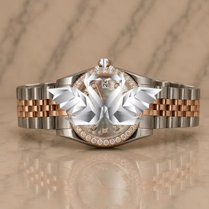 Reloj de Moissanita en Oferta para Hombre y Mujer, Acero Inoxidable, Estilo Diamante, Lujoso, Disponible a un Precio Accesible - Product Image 6