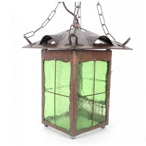 Linterna de Metal de vela personalizada de alta calidad, linterna colgante Vintage para decoración del hogar, linterna de vela con acabado antiguo de latón - Product Image 4