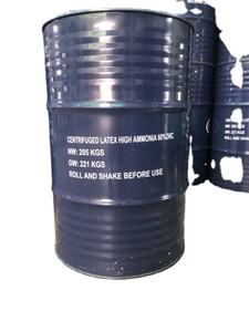 Natural Liquid Latex Concentrate 60% DRC Molding Grade, Blue <b>Recycled</b> Drum Latex Centrifuged White Color - Product Image 2