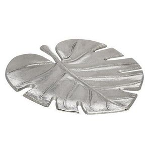 Cuenco Decorativo de Aluminio con Forma de Hoja Azul - Bandeja Moderna para Centro de Mesa - Cuenco Decorativo Pulido a Mano para el Hogar - Product Image 6