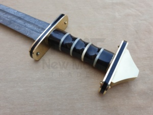 NMT-2531ดาบสีดำทำด้วยมือด้วยมือดามัสกัส - Product Image 2