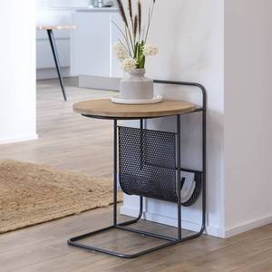 Mesa auxiliar Vandana Lyra Mira en madera de abeto y metal - Product Image 5